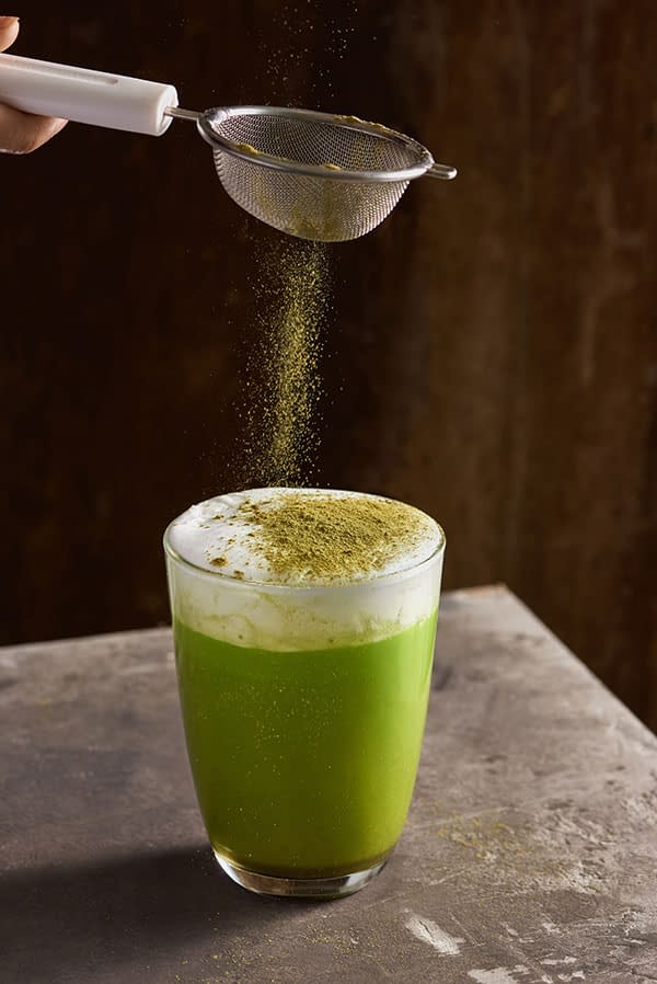 Té matcha con leche condensada 4 Receta de té matcha con leche condensada